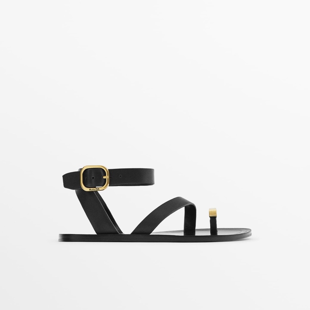 Massimo Dutti leather sandals